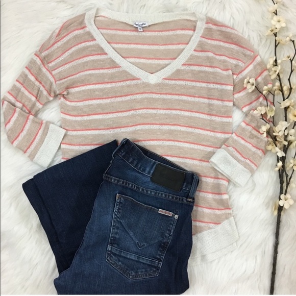 Laguna knit top cream and pinks - Picture 3 of 7